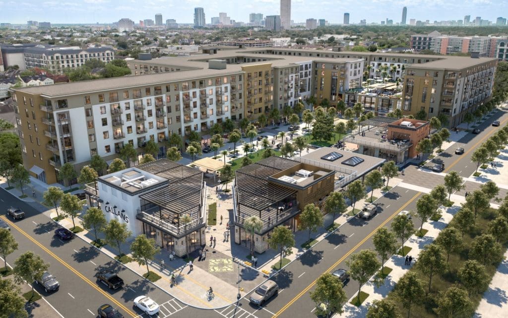The Regent Square Phase 2 eight-acre project at Dunlavy Street will incorporate 50,000 square feet of prime, pedestrian-oriented retail plus a premier 600-unit multi-family building