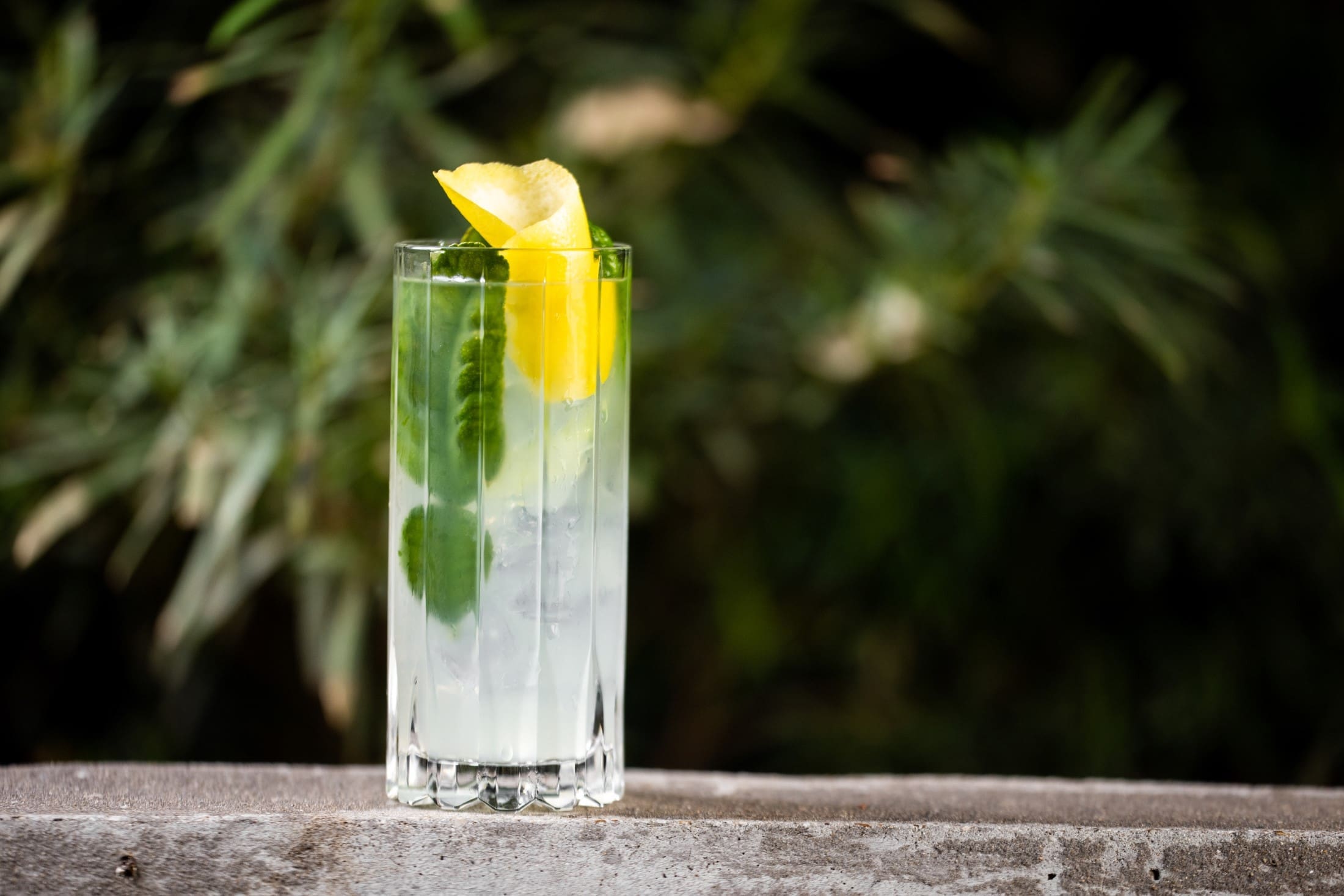The Samurai Soda is a favorite gin-based cocktail with yuzu. (Photo by Kathy Tran)