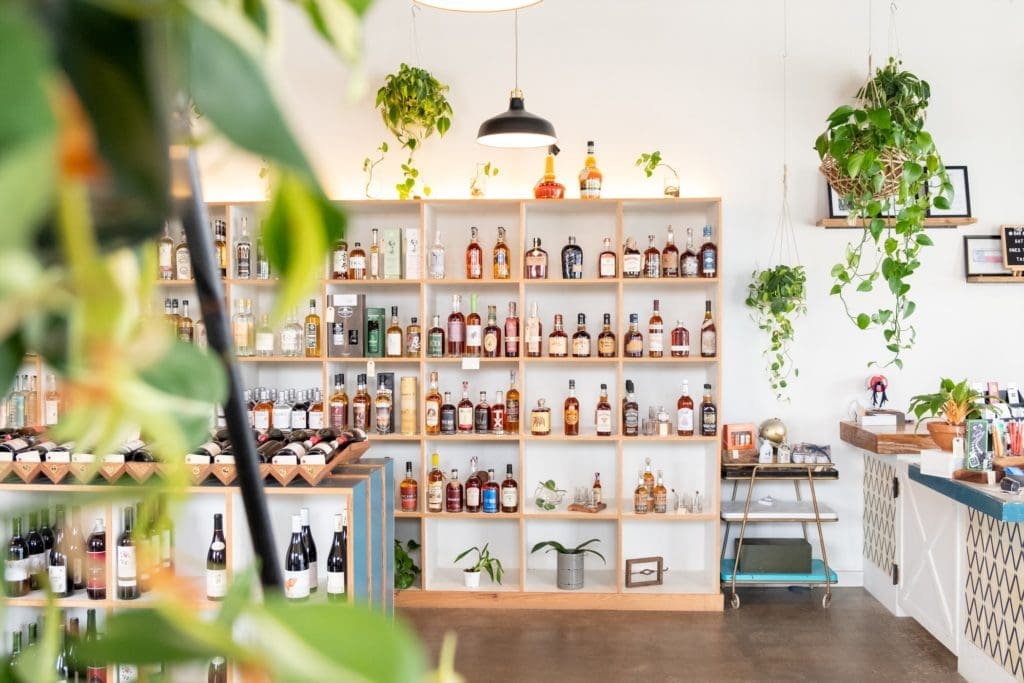 Bar & Garden, a natural wine and organic spirits shop on Dallas' Ross Avenue. (courtesy)