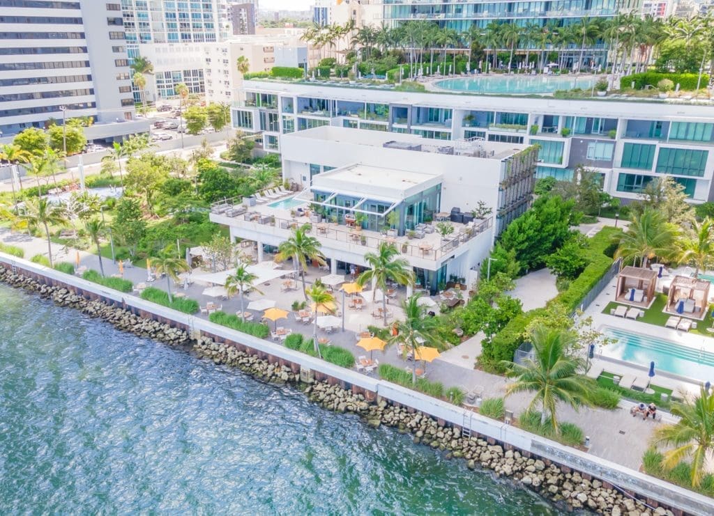 Amara at Paraiso offers one of the best waterfront dining experiences in Miami. (Courtesy of Amara)