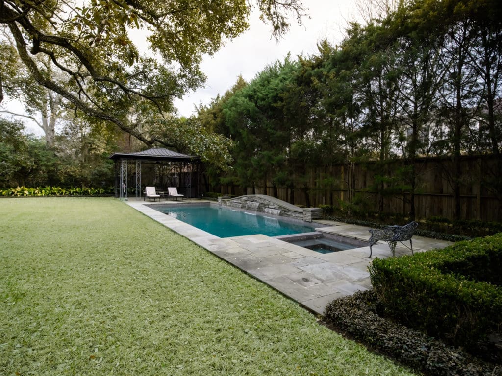 The Broadacres home, designed by John Staub, was built for a Houston insurance magnate in the late 1920s. (Photo by Jonathan Calvert)