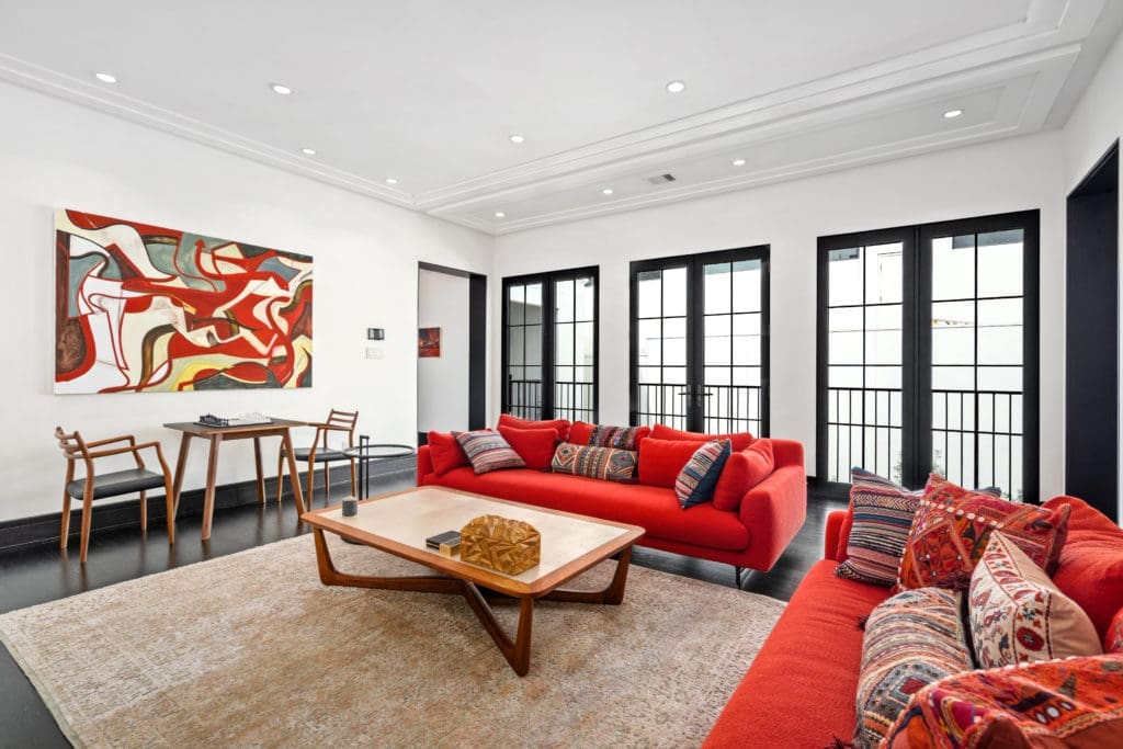 The second floor family room at 2521 Westgate in Glendower Court  (Photo by Sonya Bertolino)
