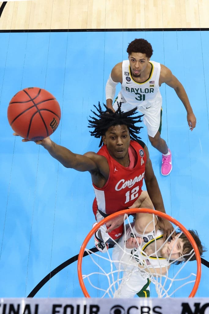 Houston freshman Tramon Mark will only benefit from the 20 minutes he played in a Final Four game. (Photo by Jamie Schwaberow/NCAA Photos via Getty Images)