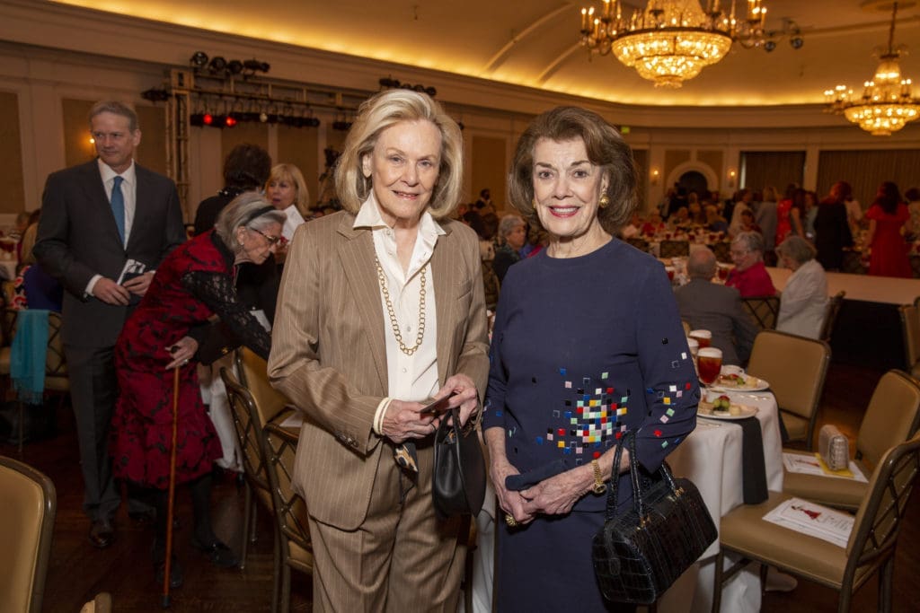 Anne Duncan, Jeanie Kilroy Wilson at the Salvation Army Women's Auxiliary Reflections on Style Luncheon (Photo by Jenny Antill Clifton)