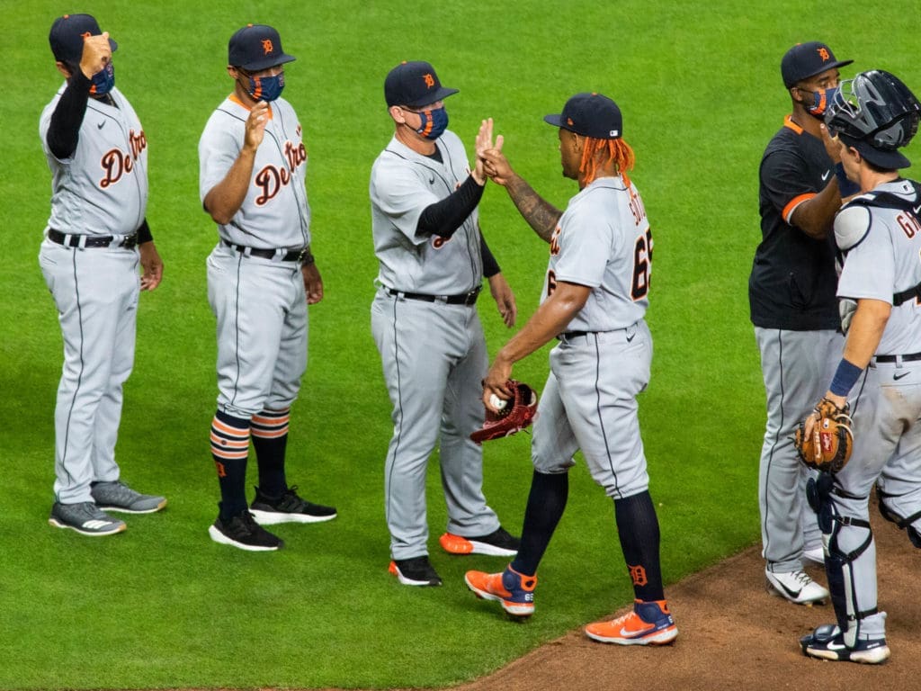 A.J. Hinch has an up and coming team in these rebuilding Detroit Tigers.  (Photo by F. Carter Smith)