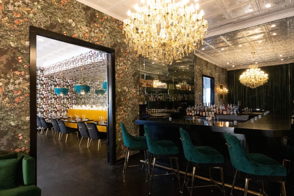 The Elephant Bar is a separate lounge in the back of Âme. (Photo by Kathy Tran)