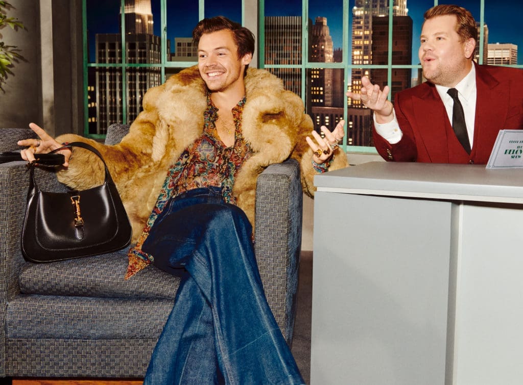 Gucci Gets its Groove Back With James Corden Hijinks, Fashion Hacking and a Major Movie