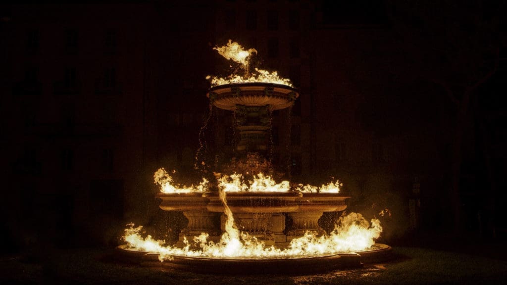 "And Beneath It All Flows Liquid Fire" is part of Julian Charrière's DMA exhibition. (Courtesy of Julian Charrière)