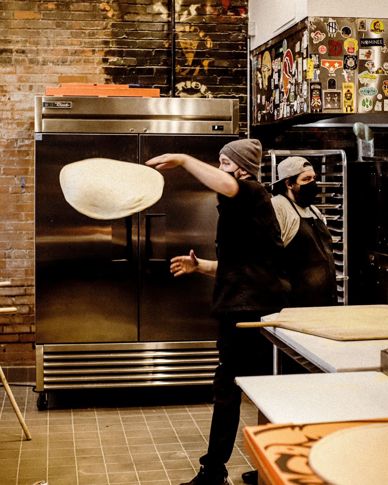 Serious Pizza – Throwing some Seriously Large pizza dough