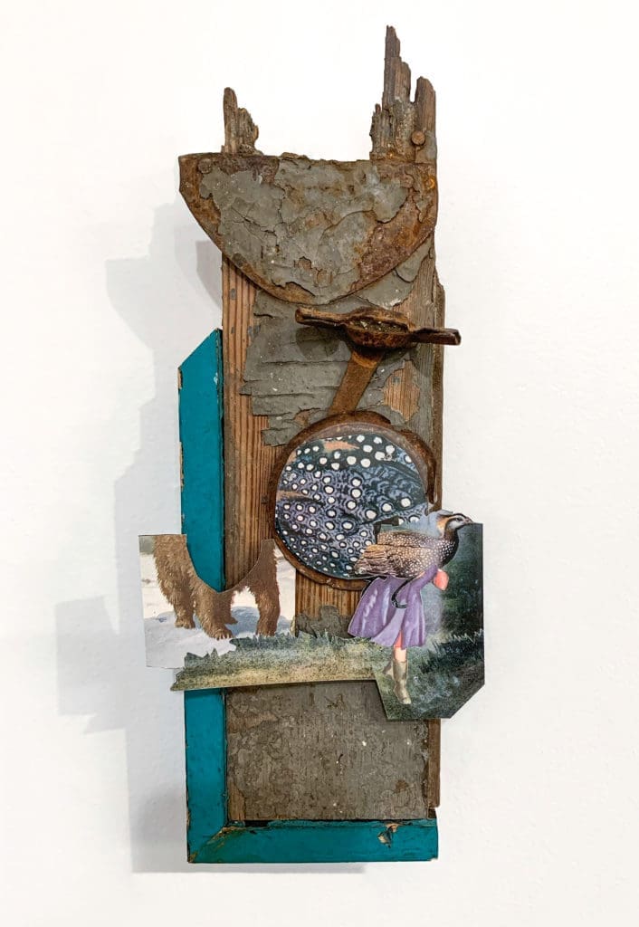 Vince Jones' "Cuckoo Clock," 2021, at Liliana Bloch Gallery