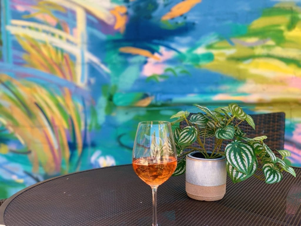 WineHaus is back. Ready for rose on the patio. (Photo by Monica Wright)