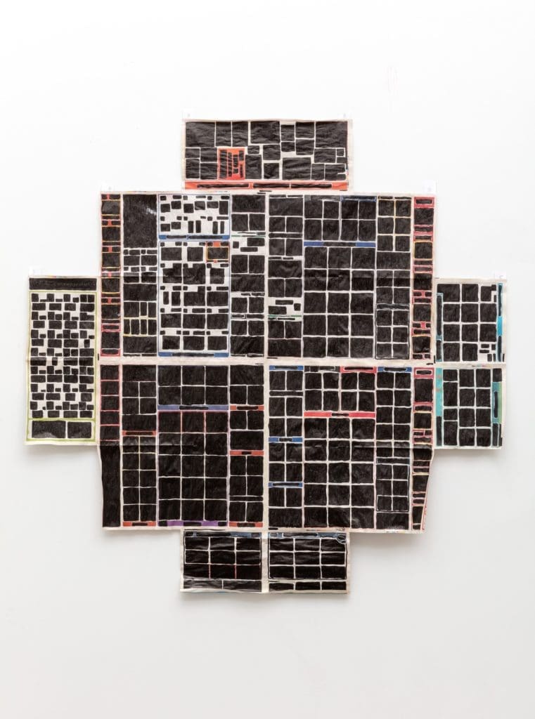 Xxavier Edward Carter's "We Used to Vacation (Black Out Dates)," 2021, at Cluley Projects