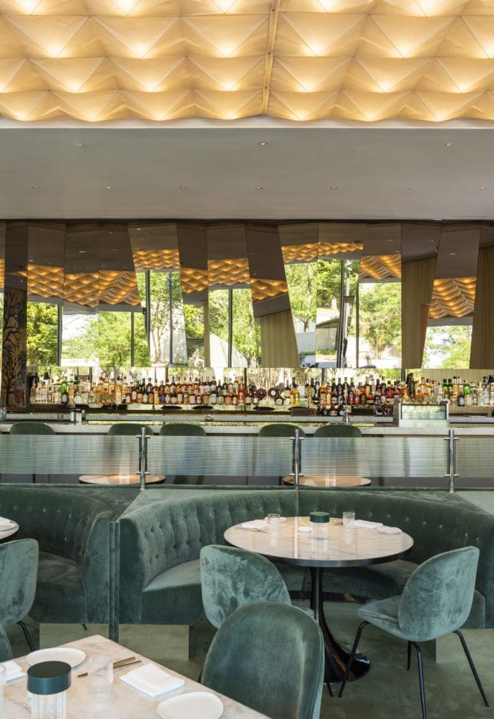 Le Jardinier in the Museum of Fine Arts Houston is booked solid for the coming 60 days. (Photo by Claudia Casbarian)