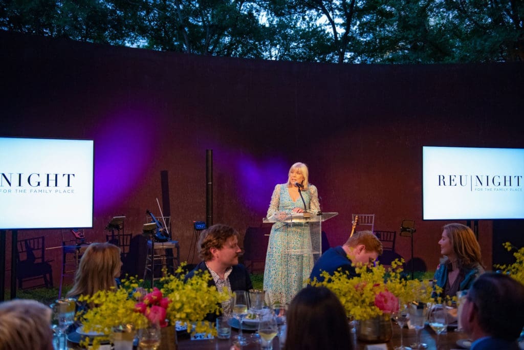 This year's event marked the last ReuNight under the leadership of The Family Place’s dynamo CEO, Paige Flink, who recently announced her retirement.  (Photo by Tamytha Cameron)