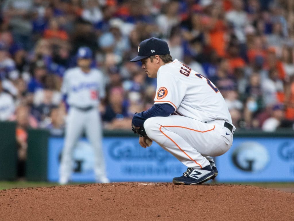Zack Greinke pitches in his own world. No matter how crazy the scene around him is. (Photo by F. Carter Smith)