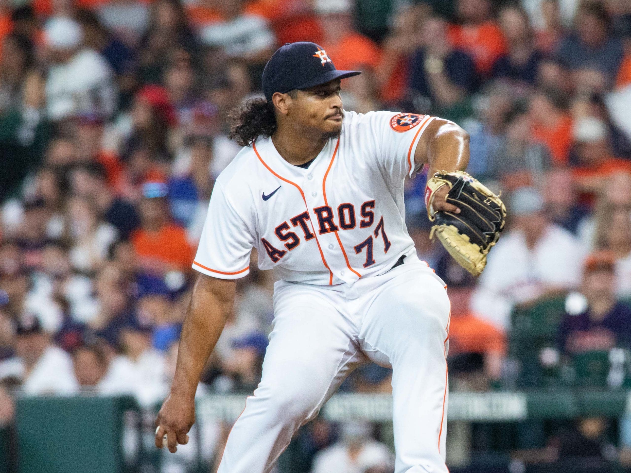 Houston Astros faced the Los Angeles Dodgers and pitcher Trevor Bauer in game two of a series at Minute Maid Park