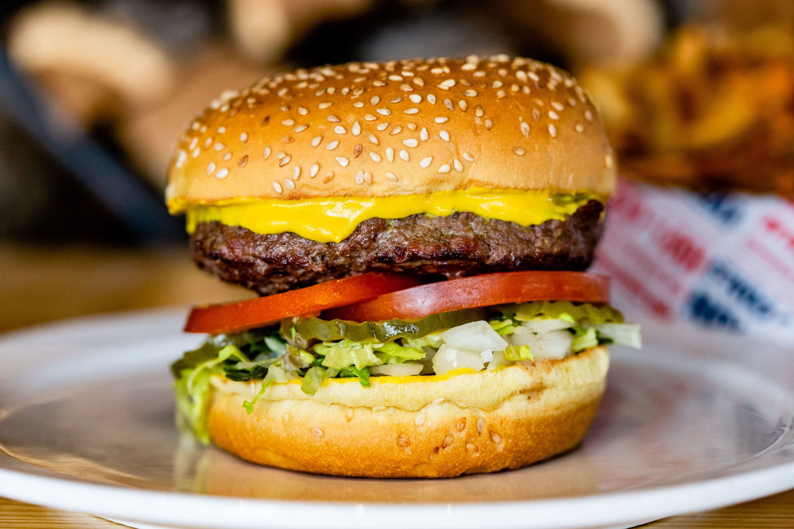 Becks Prime Hamburger; photo credit Kirsten Gilliam Photography