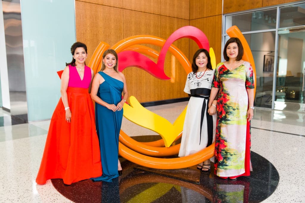 Dr. Thanh Huong Nguyen, Cathy Ha, Frences Chenne, Dr. Lucy Nguyen (Photo by Hung L. Truong Photography)