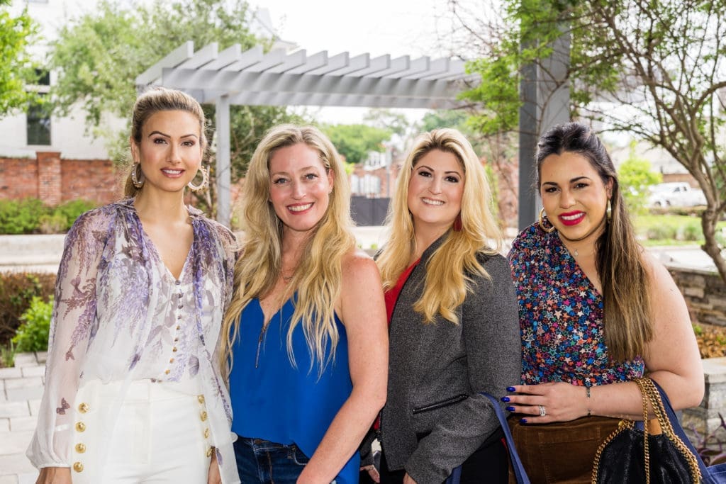 Desiree Urrutia, Julie Ann Ludeke, Jacqui Wait, Alex de Barros at the Women of Wardrobe Spring Fling (Photo by Nikki Rosenberg)