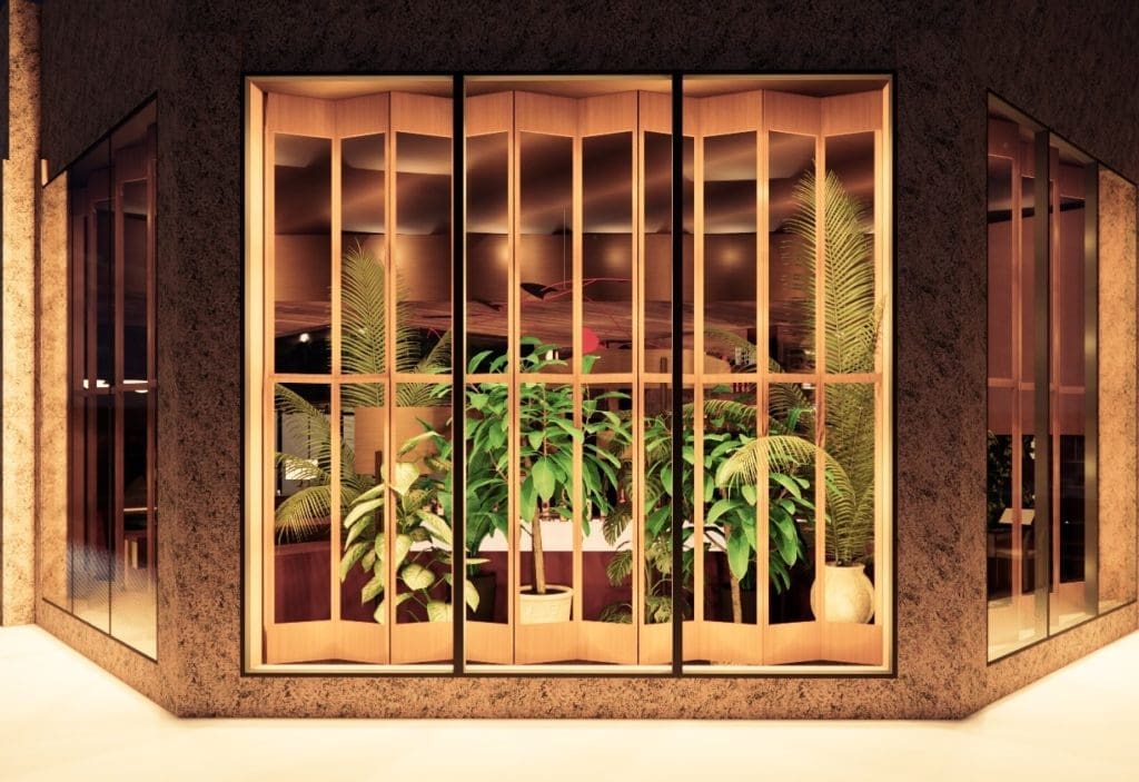 The Lymbar will make good use of its dramatic window. (Rendering by Gin Design Group)