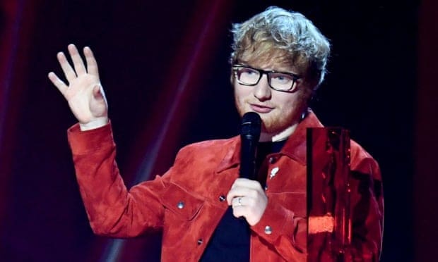 Before his marriage in 2019, Ed Sherran sported an engagement ring created by his then-fiancée Cherry Seaborn. (Courtesy photo)