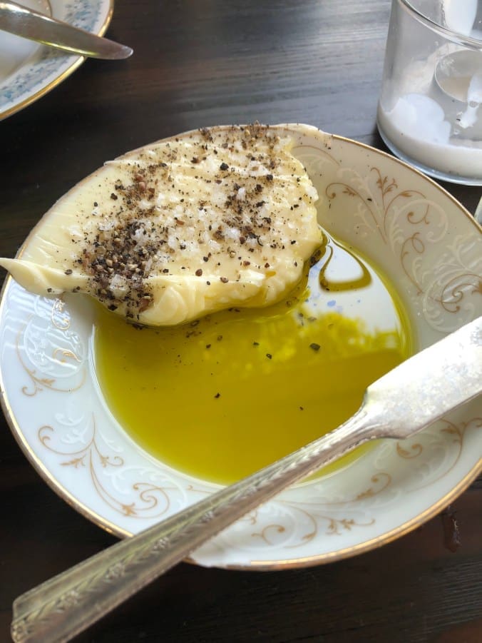 A butter with lots of culture is what you get at Ronan.