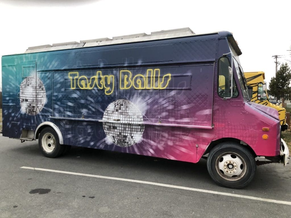 The Food Network's Tasty Balls Food Truck created for The Great Food Truck Race: Alaska.