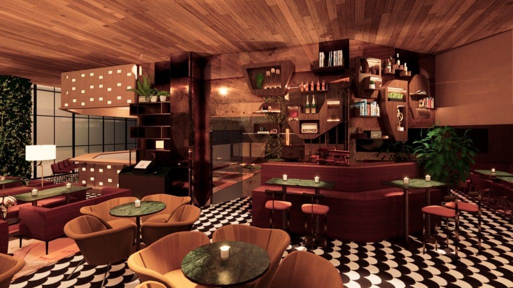 Lymbar brings the Corduas back to the Houston restaurant scene. (Rendering by Gin Design Group)