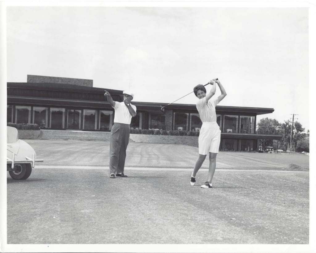Marty gets a private lesson from the master himself, Ben Hogan.