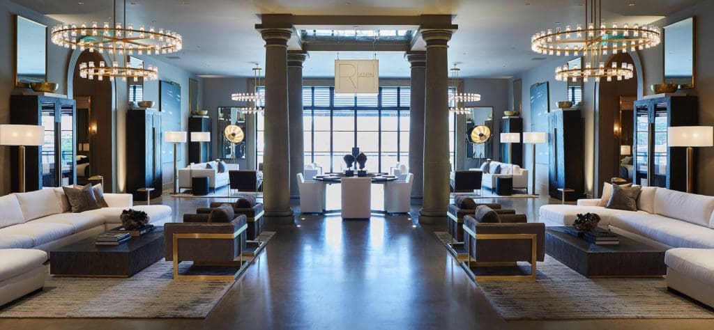 The RH Modern collection is housed on the second floor of the Dallas Gallery. (Photo by R2ro Photography)