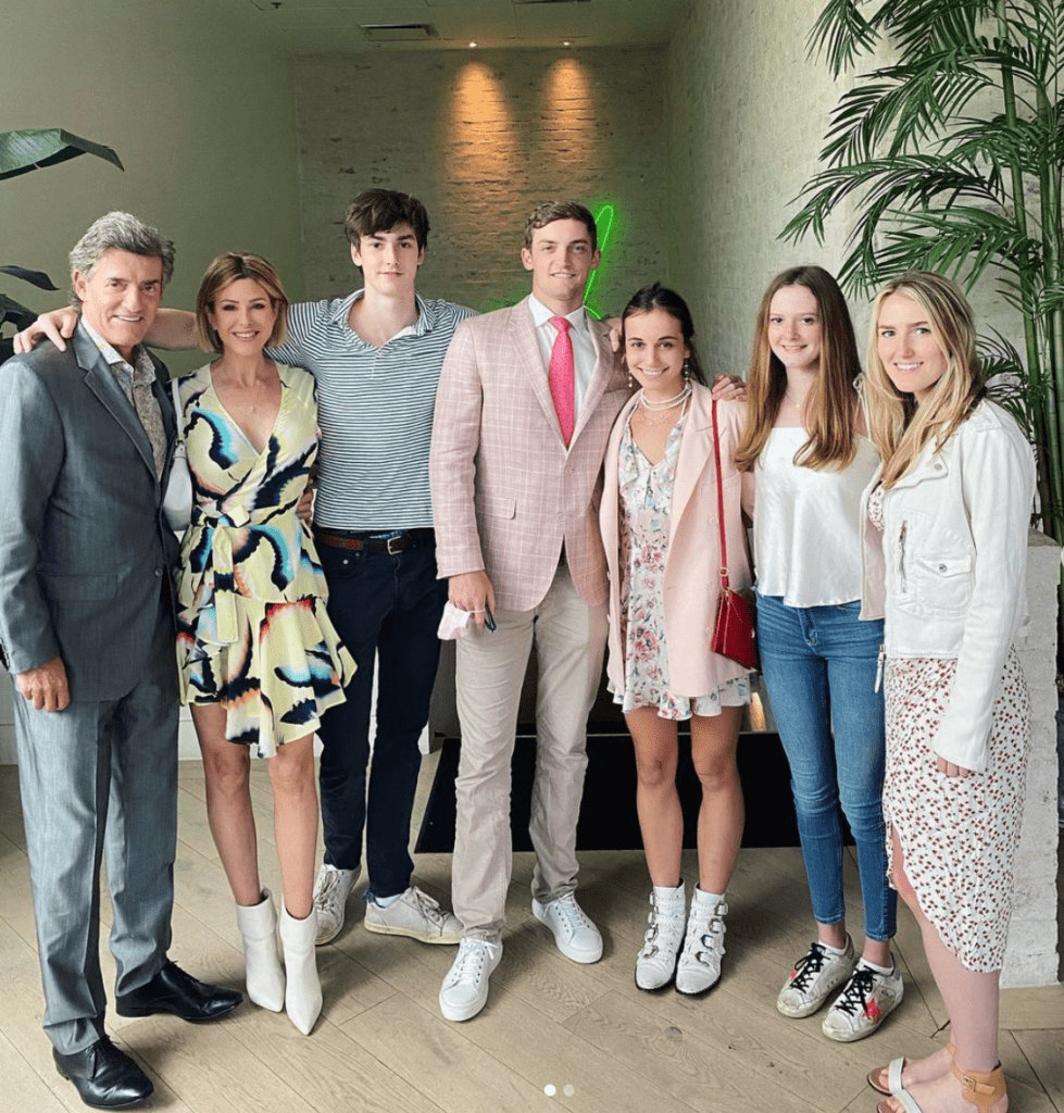 On Mother's Day 2021 Nick Florescu & Dominique Sachse with their blended families, two children missing.