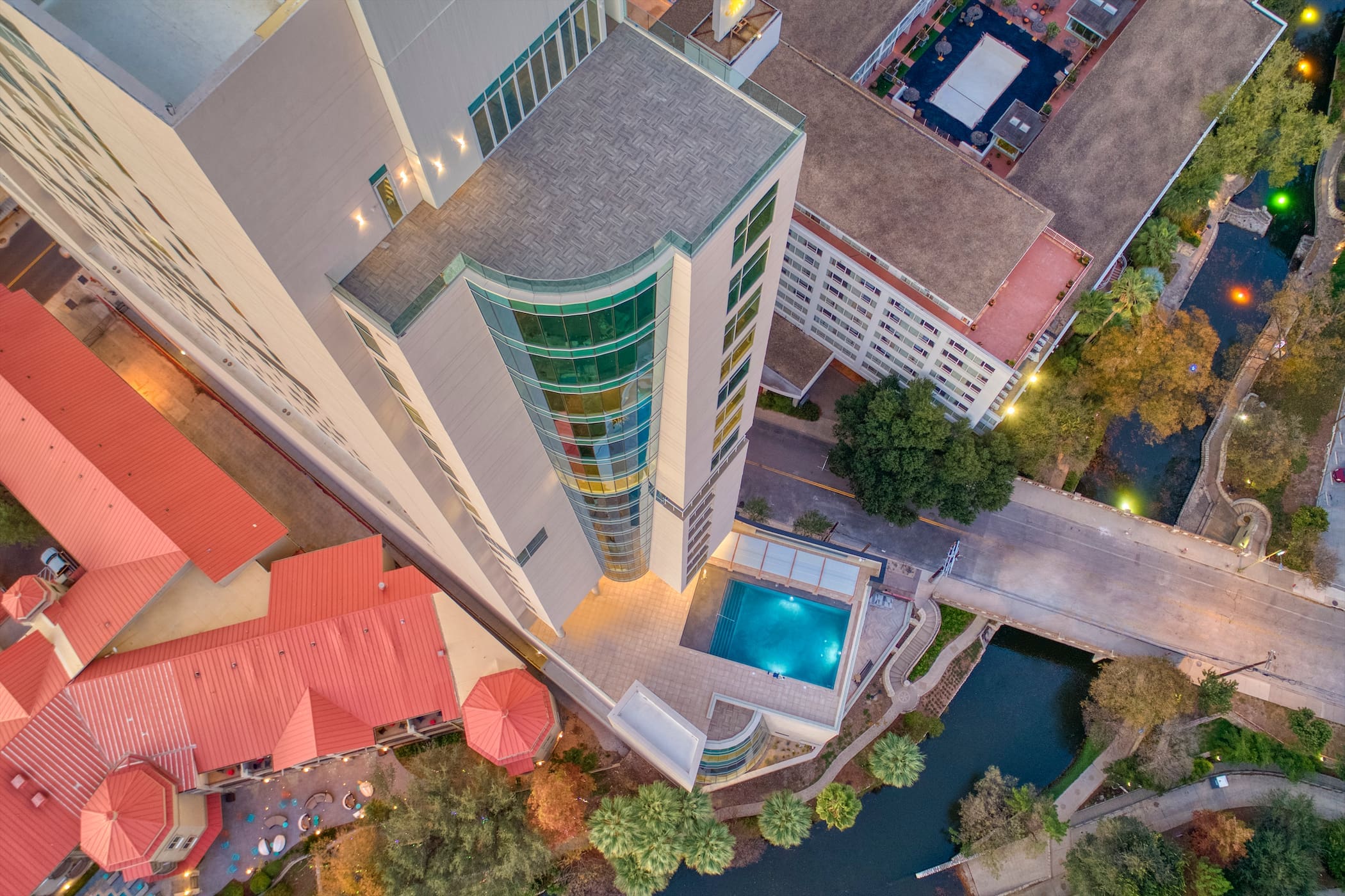 Thompson San Antonio – Exterior Aerial Shot