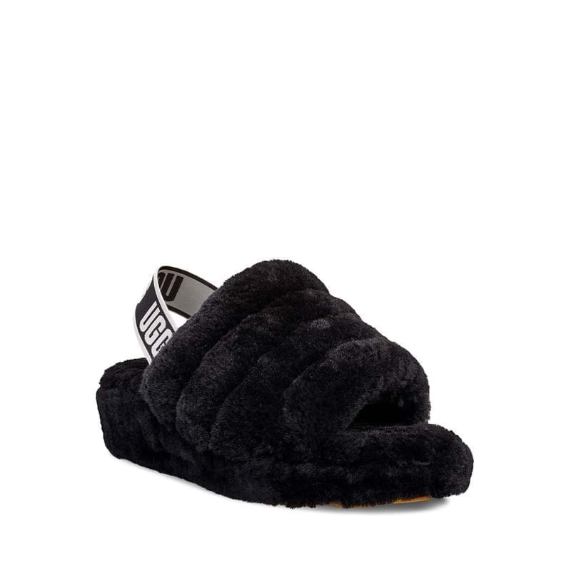 UGG black fluff