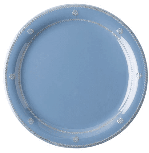 Juliska Berry & Thread Chambray Melamine Dinner Plate.
