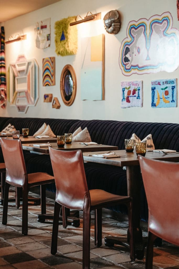 The featured collection at Soho House Austin features artists born, raised, or trained in the state of Texas. (Photo by Cristina Fisher)