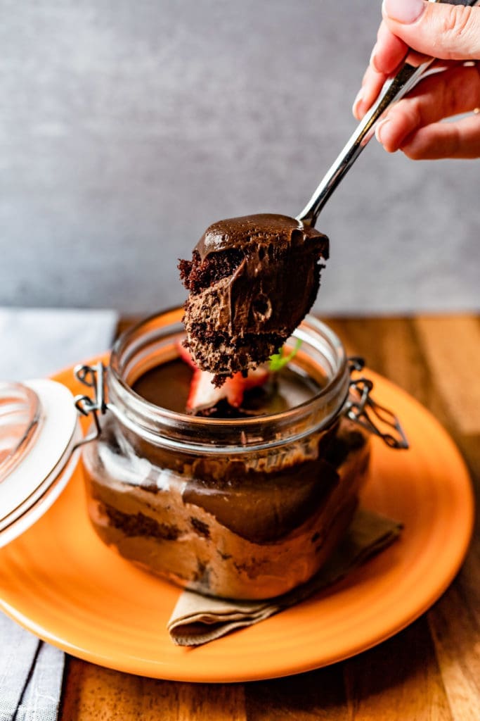 Chocolate mousse dessert  at NoPo Café, Market & Bar (Photo by Kirsten Gilliam)