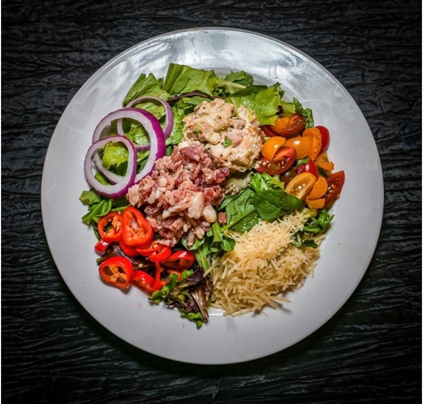 A fresh salad from Carps at the Magnolia.