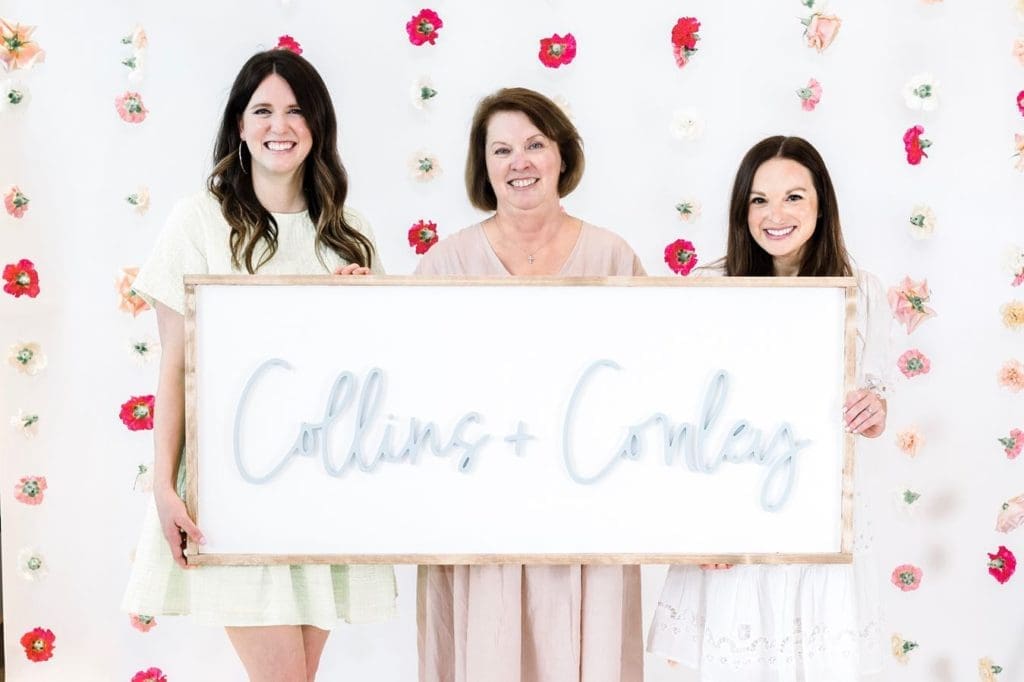 Collins + Conley celebrate two years online and now in their first pop-up store in June.