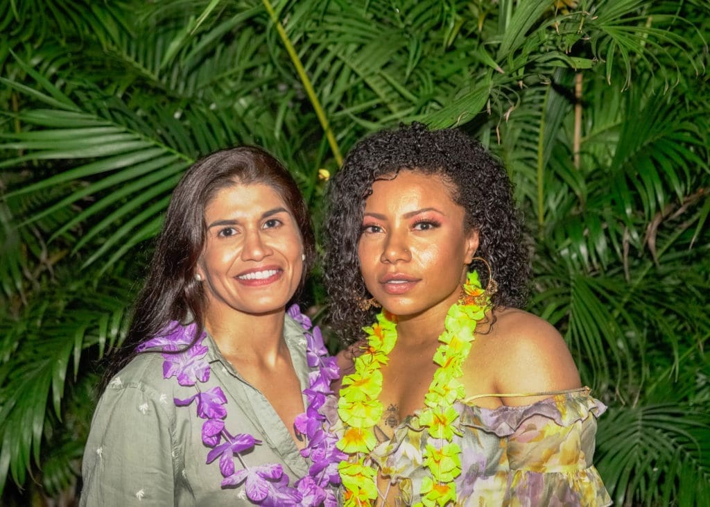 Jessica Agular, Tony-nominated actress Shalita Grant (Photo by Dylan McEwan)