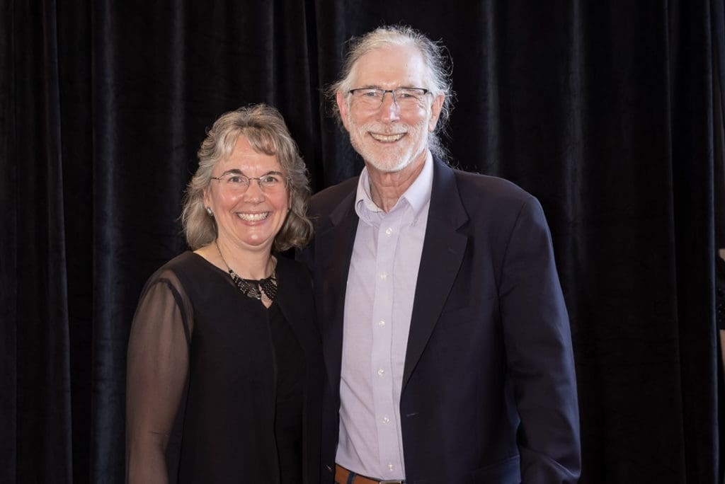 Kathy Alm, Bill Goe (Photo by Thomas Garza)