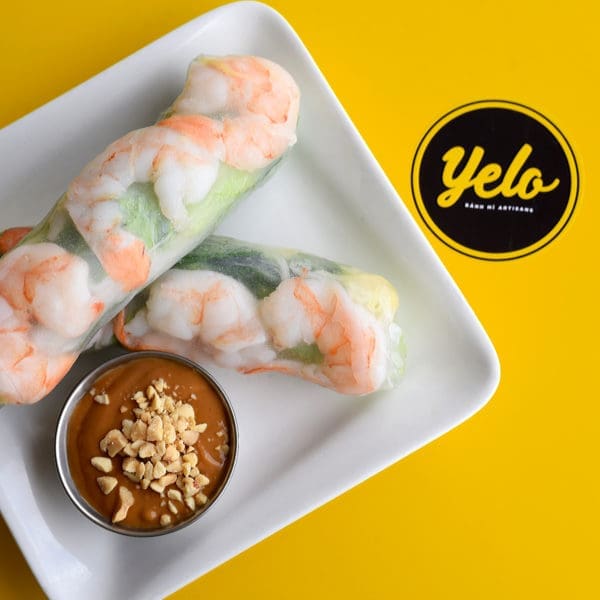 Yelo Banh Mi Artisan’s Shrimp Spring Rolls