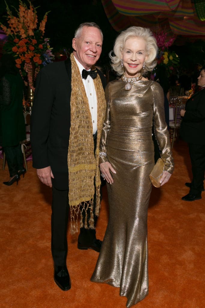 Richard Flowers, Lynn Wyatt at Asia Society Texas Center Tiger Ball (Photo by PEJ)