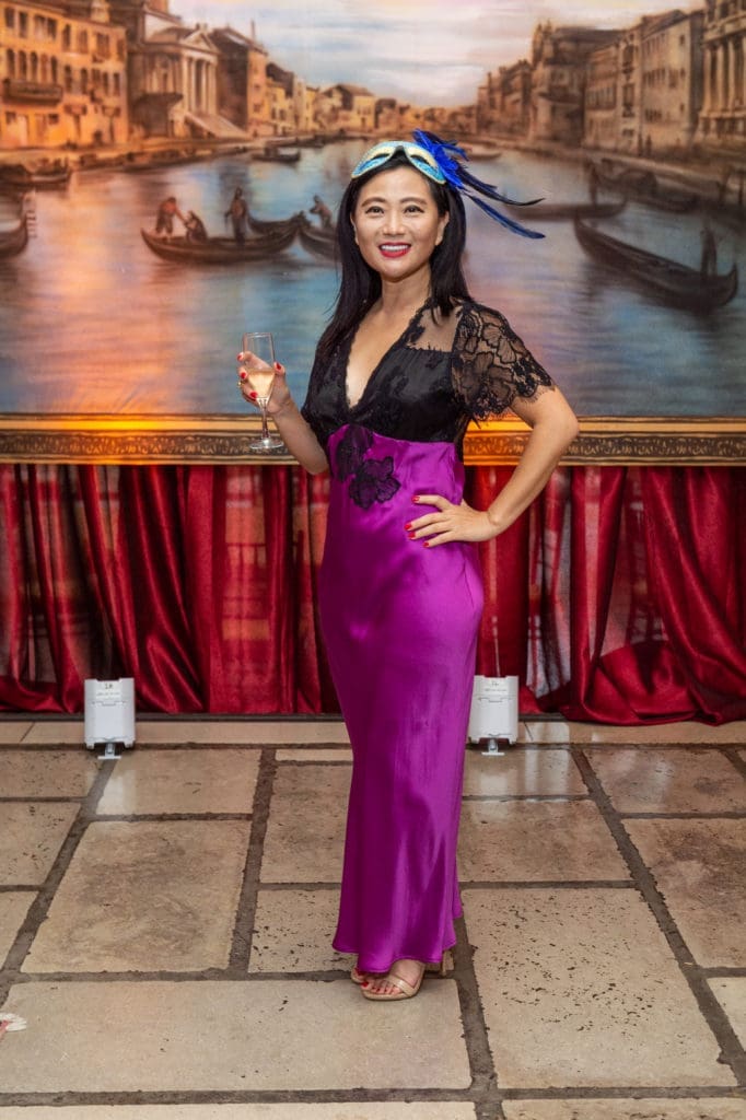 Coco Luo at the Young Friends of Save Venice party at Rice University's Cohen House. (Photo by Fulton Davenport/ PWL Studio)
