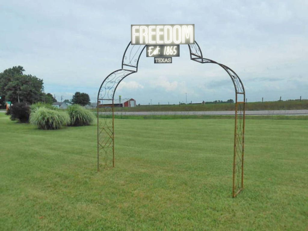 A later unveiling of Lauren Cross' neon arbor for the project is planned for early July.