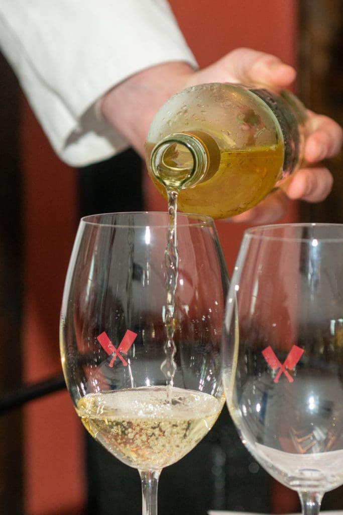 Jim Crane's Aperture wines poured at the CanCare wine dinner at B&B Butchers & Restaurant (Photo by Jacob Power)