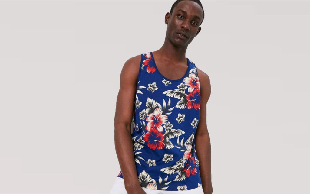 Forever XXI floral printed tank top, $12.99, available at Forever XXI stores and online at forever21.com