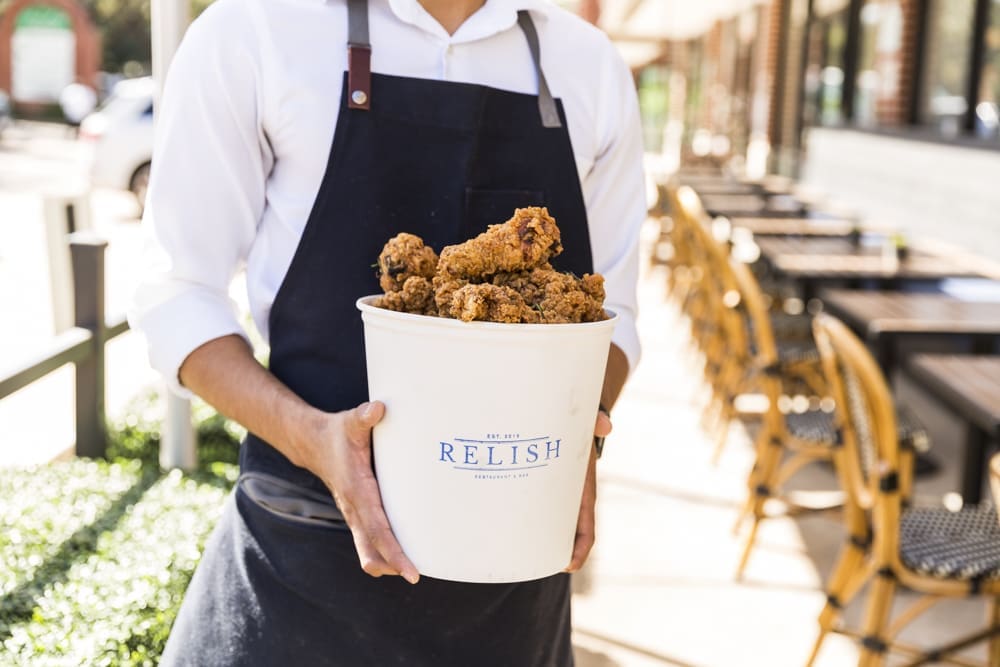Relish is gearing up its fried chicken offerings for National Fried Chicken Day (Photo by Julie Soefer)