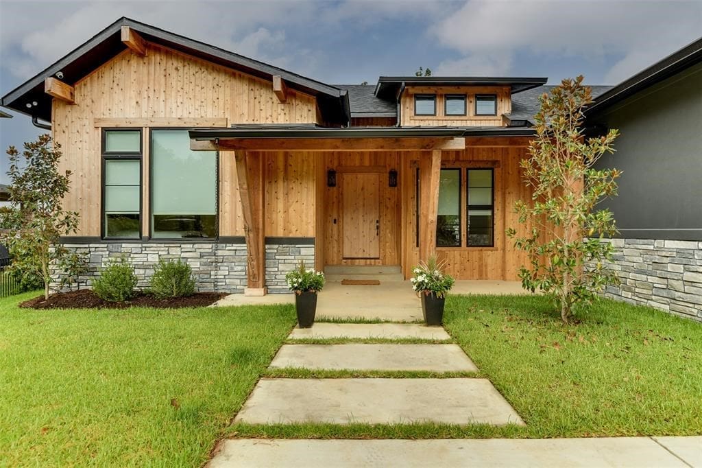 9 Westview Drive in Star Harbor offers an elevated take on the modern the entertainer's lake house. 
