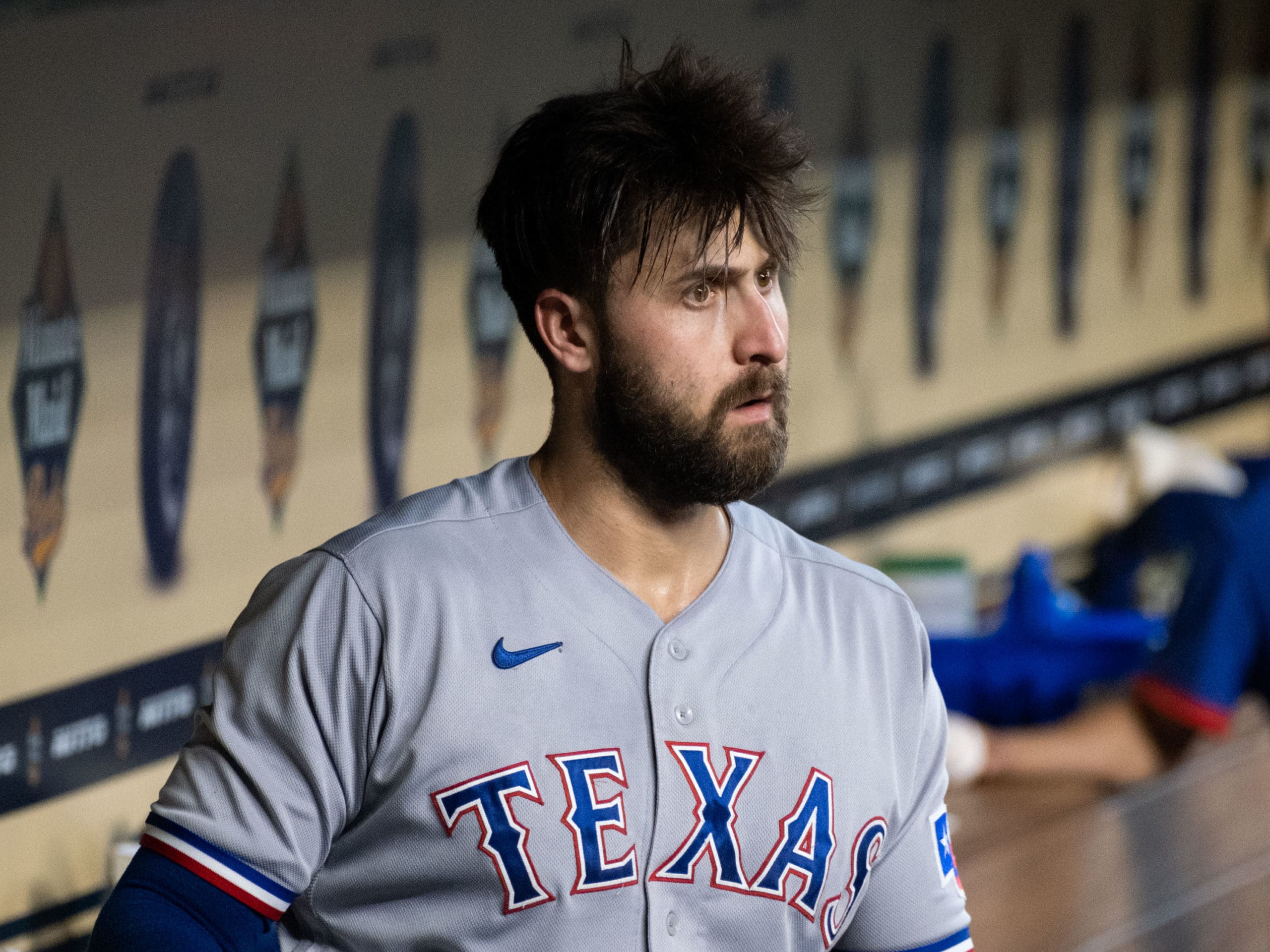 Houston Astros versus the Texas Rangers at Minute Maid Park