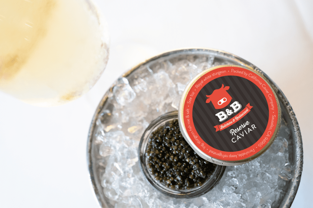 Starting Saturday Berg Hospitality Group's custom caviar will be available at B&B Butcher's & Restaurant in both Houston and Fort Worth. (Photo by Daniel Ortiz)